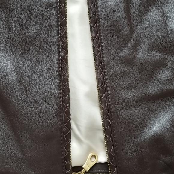 Brown Leather Jacket - Picture 6 of 6